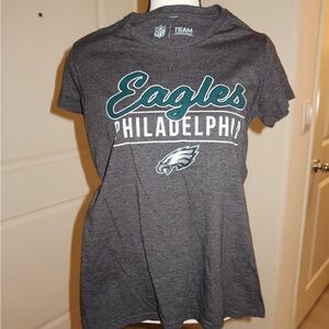 NFL Gray Philadelphia Eagles Women's Short Sleeve Tee